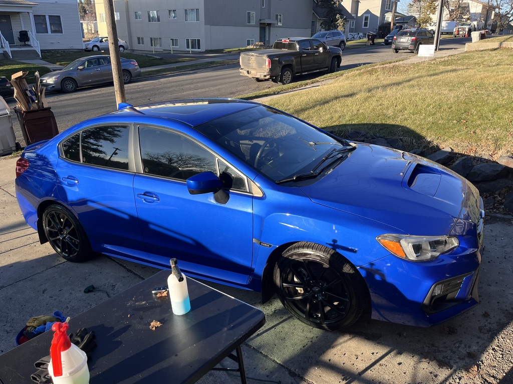 Subaru after ceramic coating by Refresh Mobile Detailing